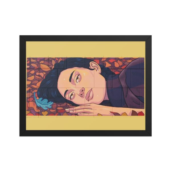 Framed matte paper poster: Chegar onde quer