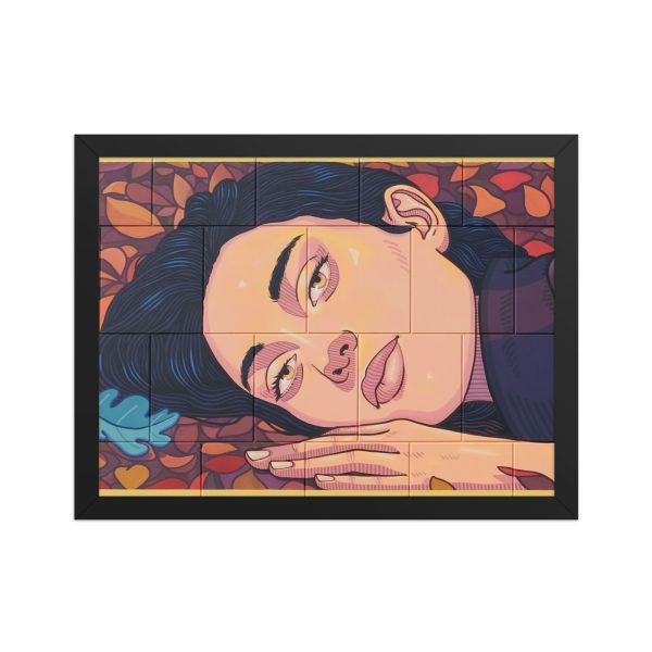 Framed matte paper poster: Chegar onde quer