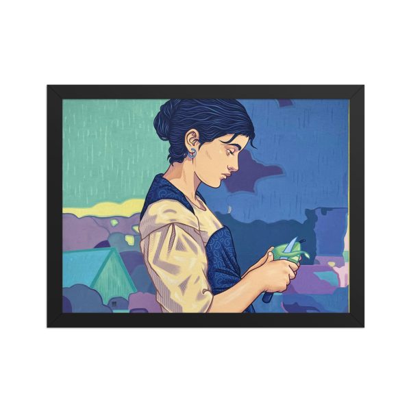 Framed matte paper poster: Peres