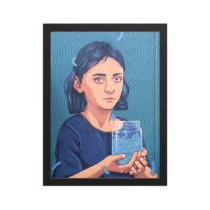 Framed matte paper poster: Tribulacións Perennes