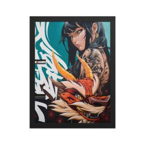 Framed matte paper poster: Bravely default