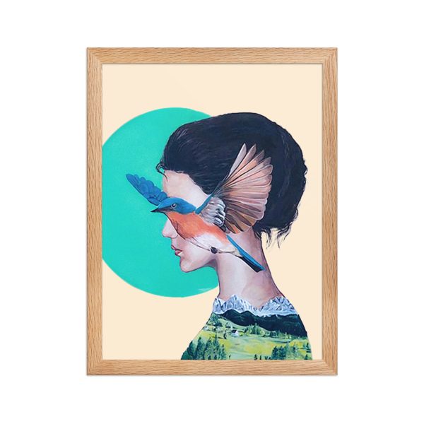 Framed matte paper poster: Patagonia