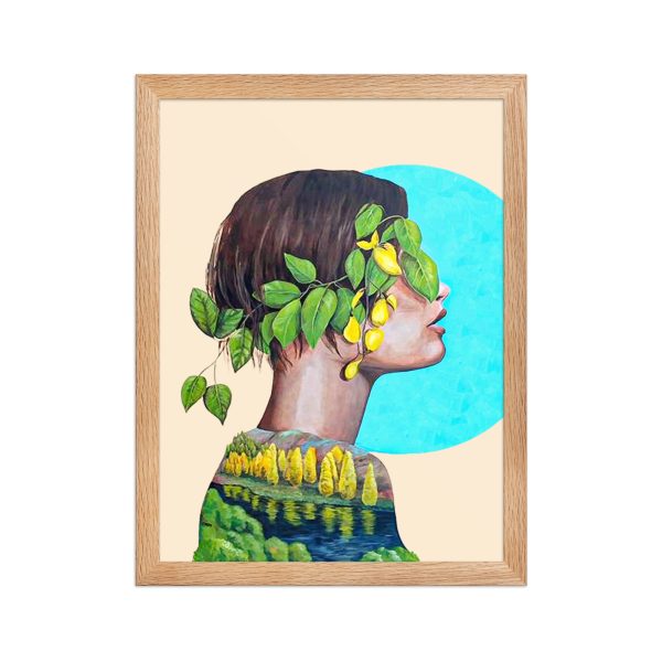 Framed matte paper poster: Coihue