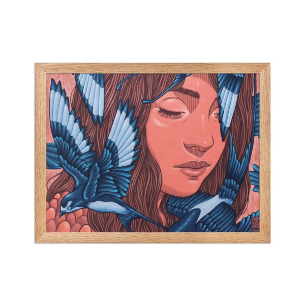 Framed matte paper poster: A danza das anduriñas - Image 2