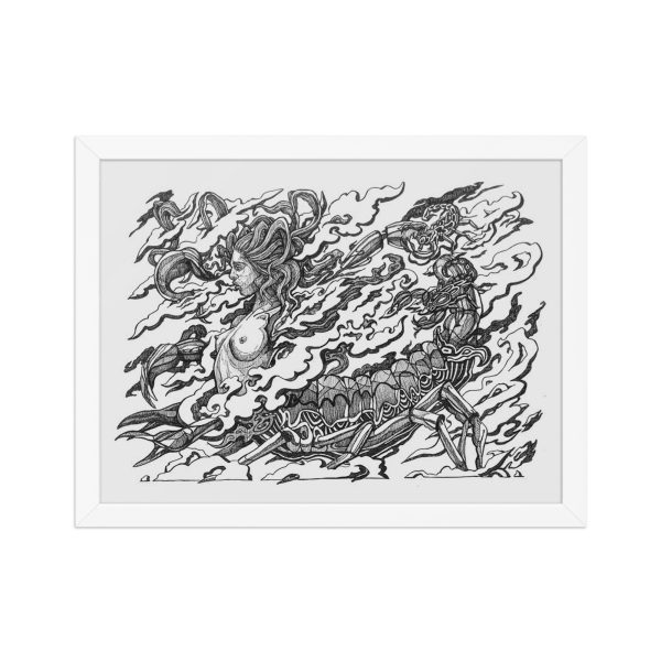 Framed matte paper poster: Selket - Image 2