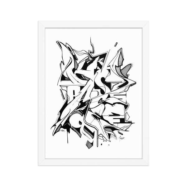 Framed matte paper poster: Cluster - Image 2