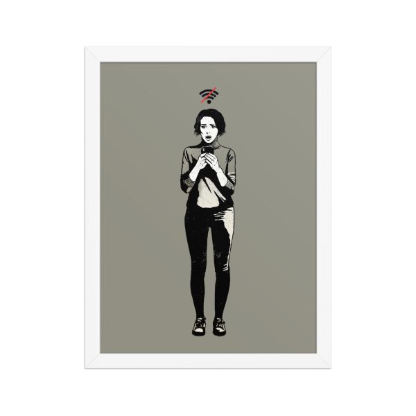 Framed matte paper poster: Lost connection - Image 2