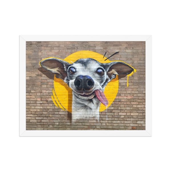 Framed matte paper poster: Tongue Out Tuesday - Image 2