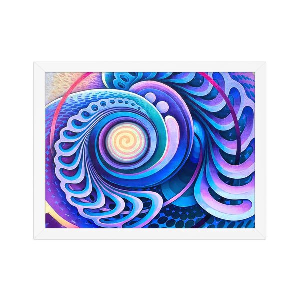 Framed matte paper poster: Chentelham Mural