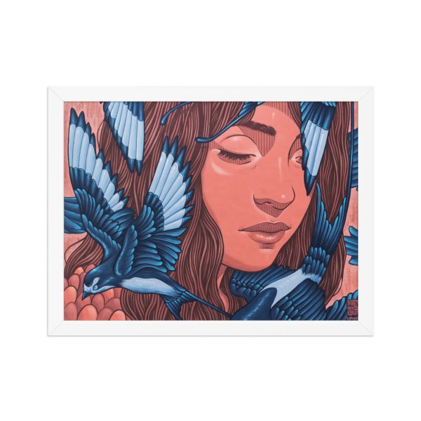 Framed matte paper poster: A danza das anduriñas - Image 3