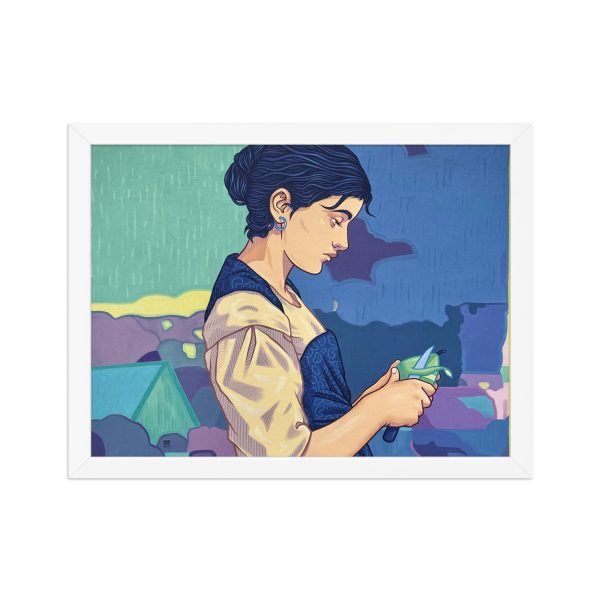 Framed matte paper poster: Peres - Image 3