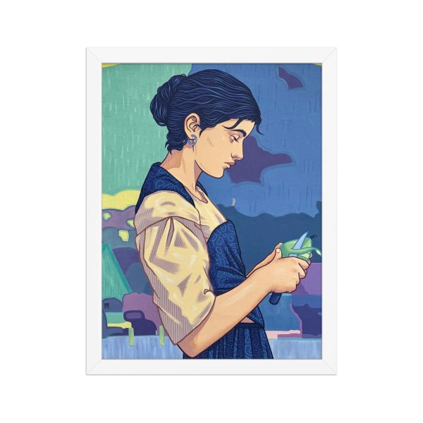 Framed matte paper poster: Peres - Image 3