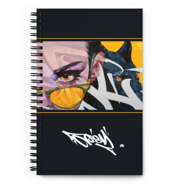 Spiral notebook: Wolves at home