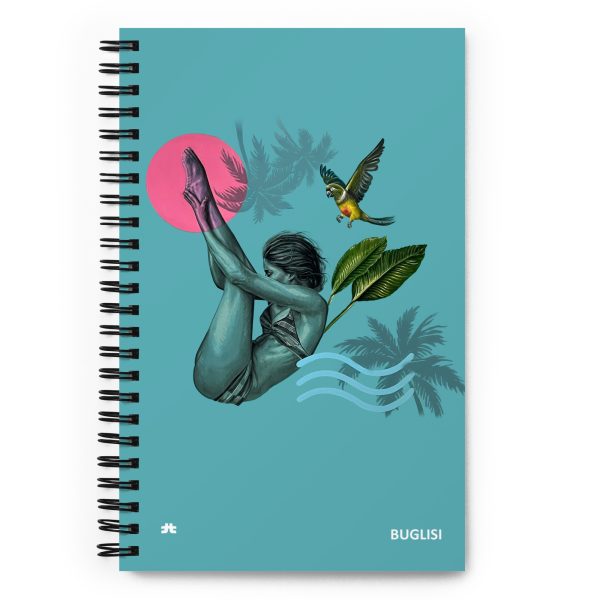 Spiral notebook: Pink like the sun