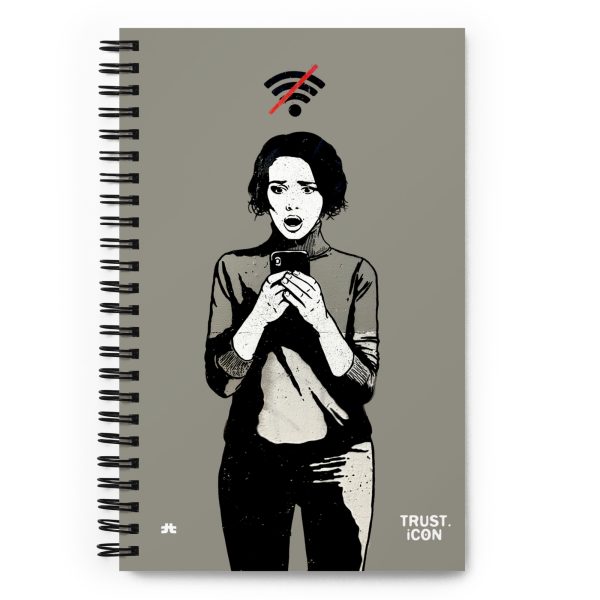 Spiral notebook: Lost connection
