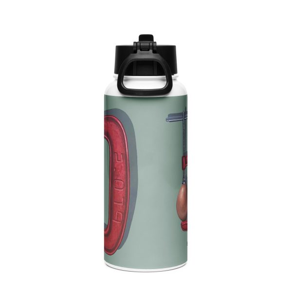 Stainless steel water bottle with a straw lid: Giro di vite - Image 4