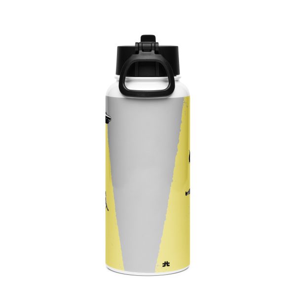 Stainless steel water bottle with a straw lid: The invasion - Image 4