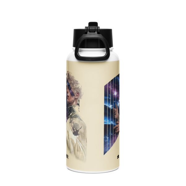 Stainless steel water bottle with a straw lid: Anf10n - Image 4