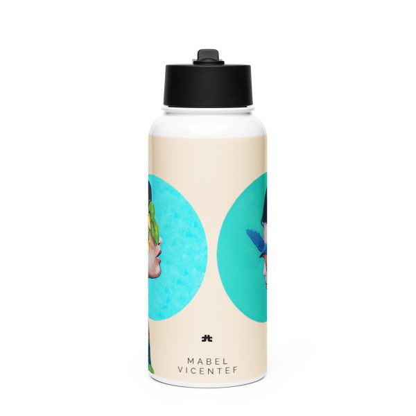 Stainless steel water bottle with a straw lid: Patagonia & Coihue - Image 3