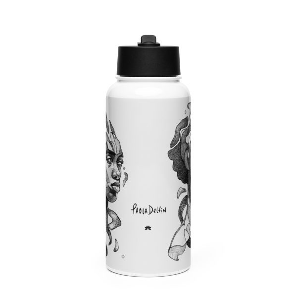 Stainless steel water bottle with a straw lid: Fragmentos - Image 3