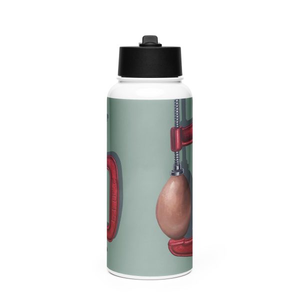 Stainless steel water bottle with a straw lid: Giro di vite - Image 3