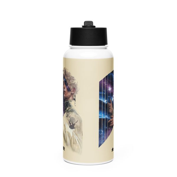 Stainless steel water bottle with a straw lid: Anf10n - Image 3