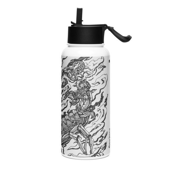 Stainless steel water bottle with a straw lid: Selket