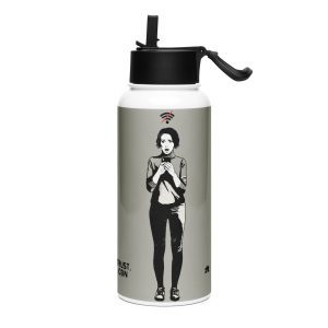 Stainless steel water bottle with a straw lid: Lost connection
