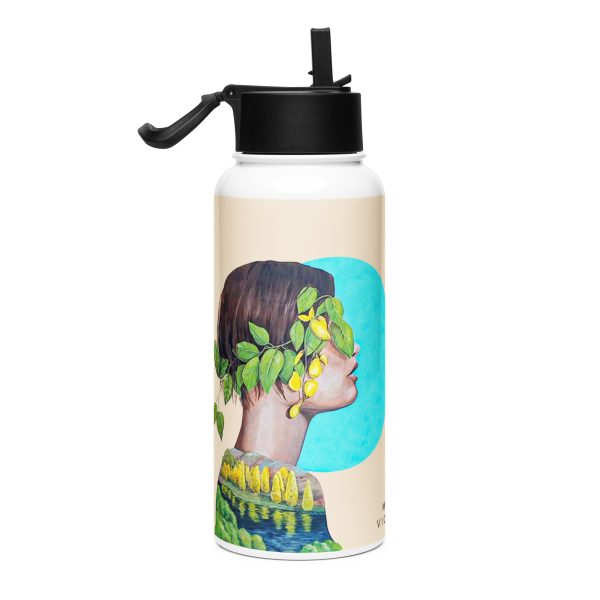 Stainless steel water bottle with a straw lid: Patagonia & Coihue - Image 2