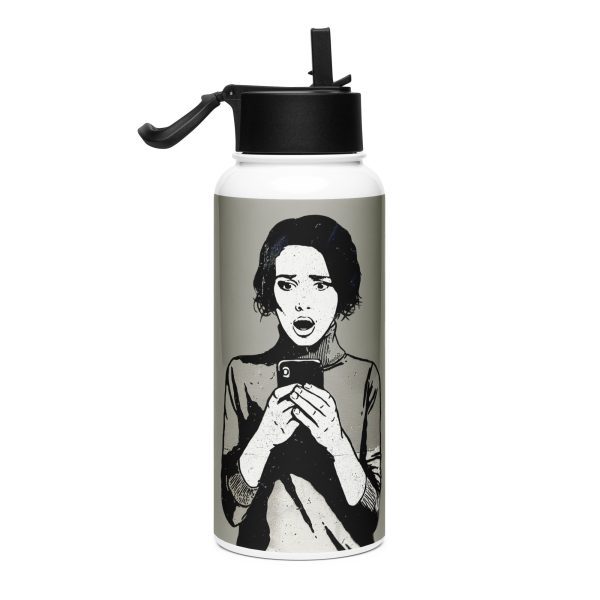 Stainless steel water bottle with a straw lid: Lost connection - Image 2