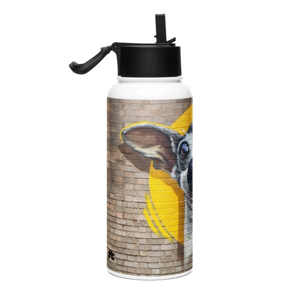 Stainless steel water bottle with a straw lid: Tongue Out Tuesday - Image 2