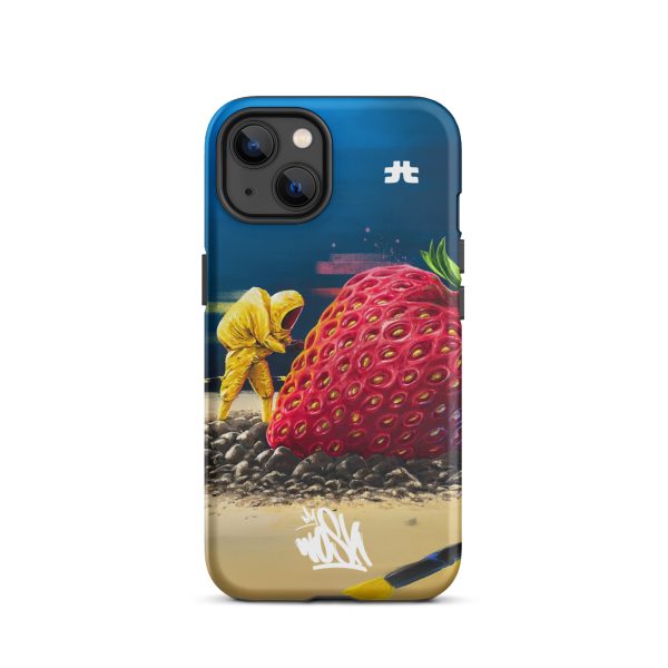 Tough Case for iPhone®: Strawberry crash landing