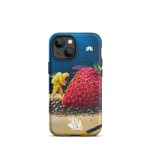 Tough Case for iPhone®: Strawberry crash landing - Image 2