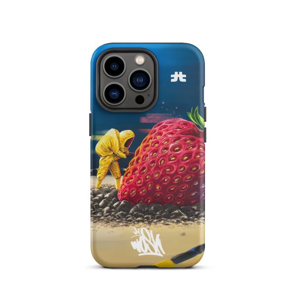 Tough Case for iPhone®: Strawberry crash landing - Image 3