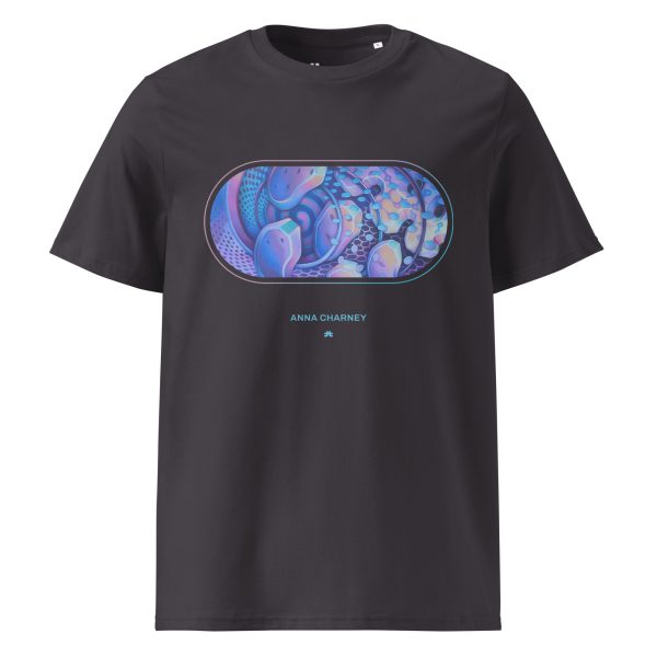 Unisex organic cotton t-shirt: Micro Center Mural - Image 3