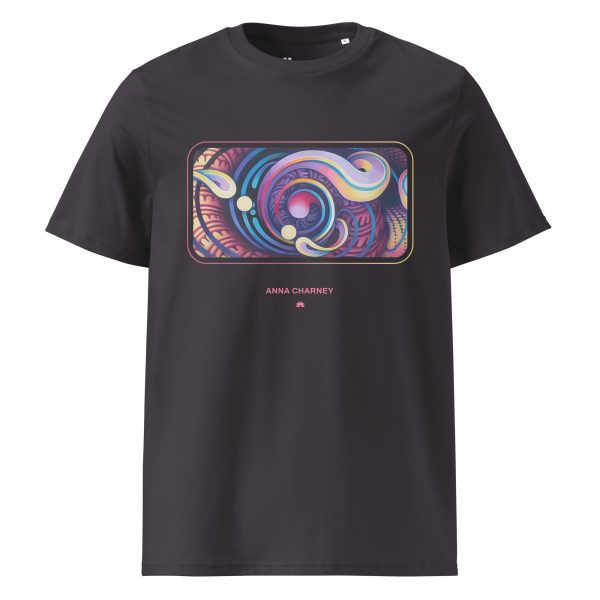 Unisex organic cotton t-shirt: Brest Mural - Image 4