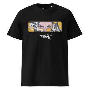 Unisex organic cotton t-shirt: Wolves at home