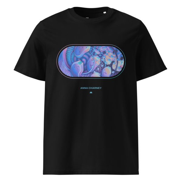 Unisex organic cotton t-shirt: Micro Center Mural - Image 2