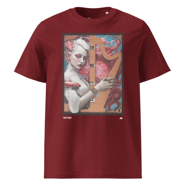 Unisex organic cotton t-shirt: Sirena - Image 5