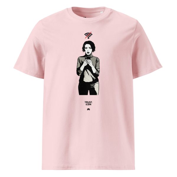 Unisex organic cotton t-shirt: Lost connection - Image 7