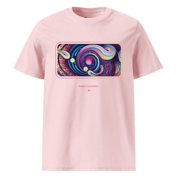 Unisex organic cotton t-shirt: Brest Mural - Image 3