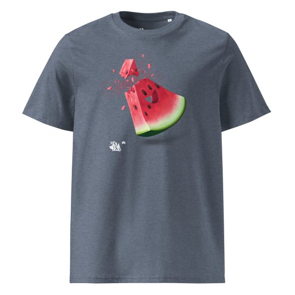 Unisex organic cotton t-shirt: Watermelon - Image 2