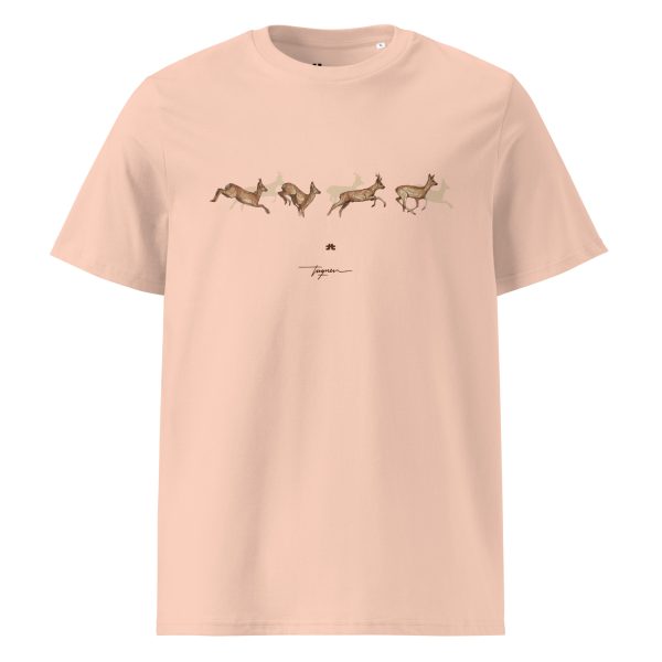 Unisex organic cotton t-shirt: Corzos de la Dehesa - Image 3