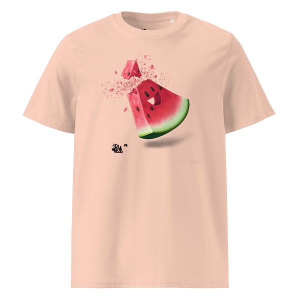 Unisex organic cotton t-shirt: Watermelon