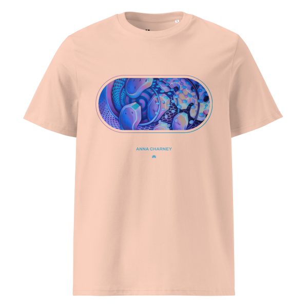 Unisex organic cotton t-shirt: Micro Center Mural - Image 5