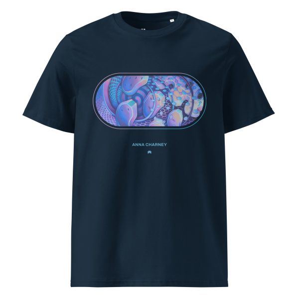 Unisex organic cotton t-shirt: Micro Center Mural