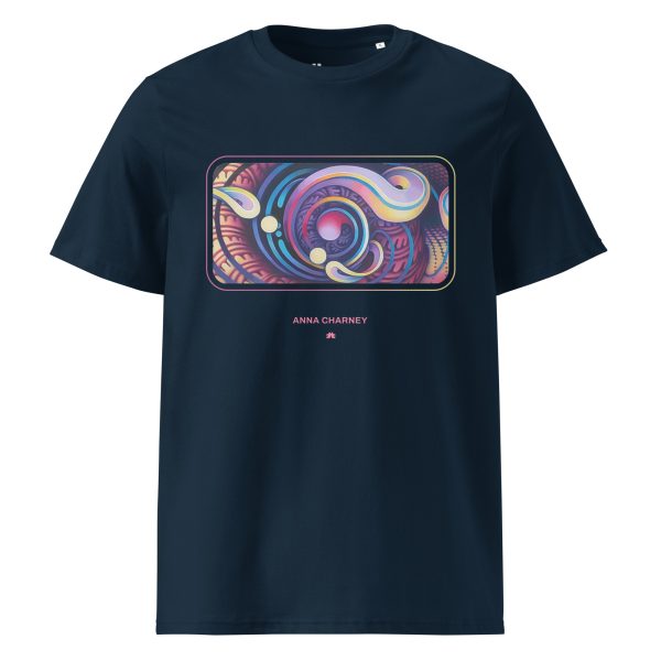 Unisex organic cotton t-shirt: Brest Mural - Image 3