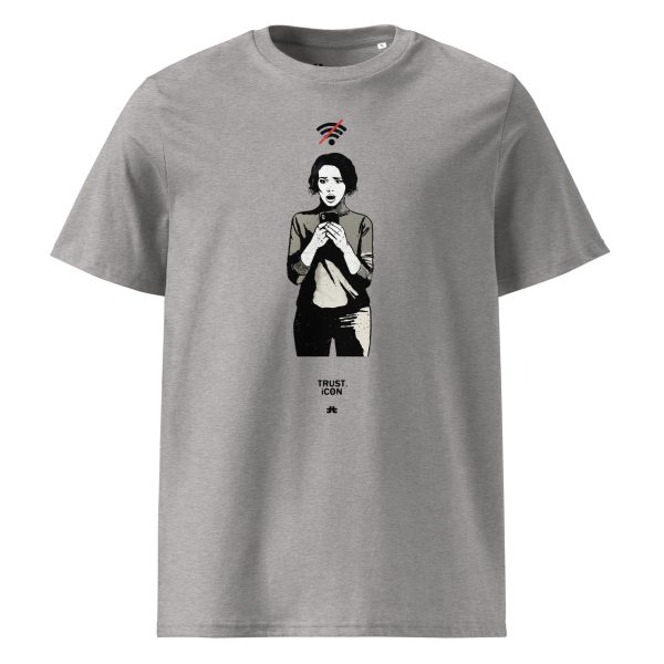 Unisex organic cotton t-shirt: Lost connection - Image 4