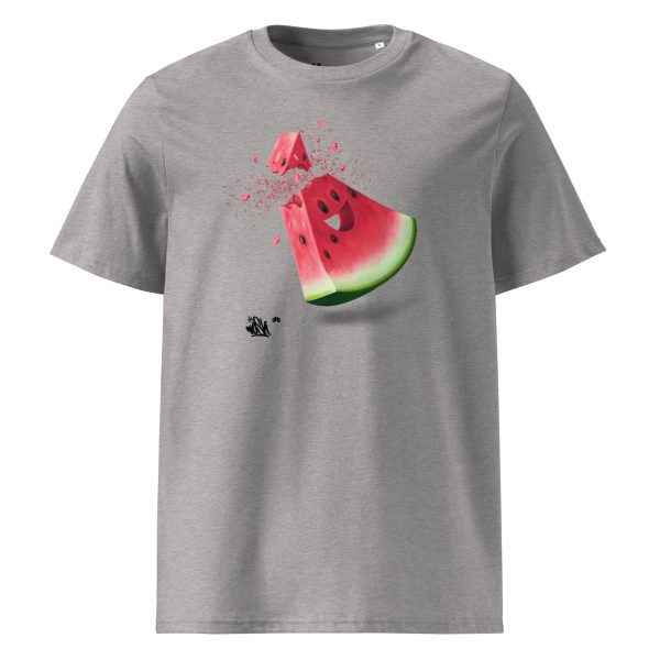 Unisex organic cotton t-shirt: Watermelon - Image 2