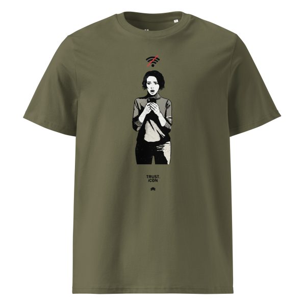 Unisex organic cotton t-shirt: Lost connection